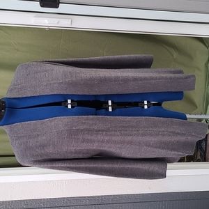 Karen Scott Gray Cardigan, Lrg
